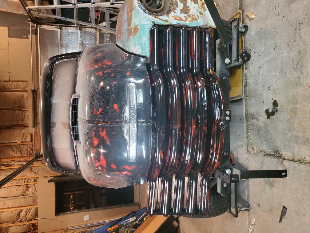 1954 chevy truck s10 frame swap