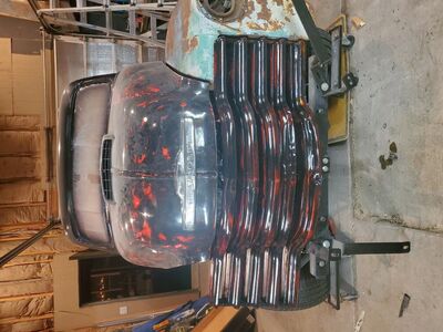 1954 chevy truck s10 frame swap