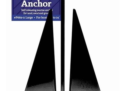 Greenfield Slip Ring Fluke Anchor P669-11 Large for Boats up to 24'