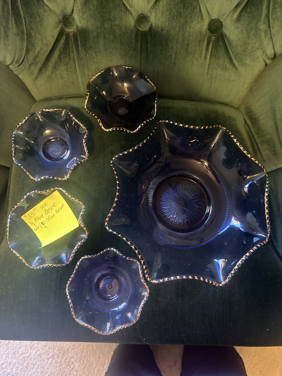 Set of Glass Serving Trays