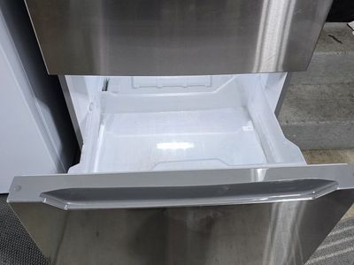 Insignia Stainless Steel Bottom Freezer Refrigerator