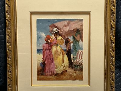 Pino signed and numbered “Remembrance of Moments Past” or “ Infinity “ by Daeni Pino - Gold Framed & Matted Art