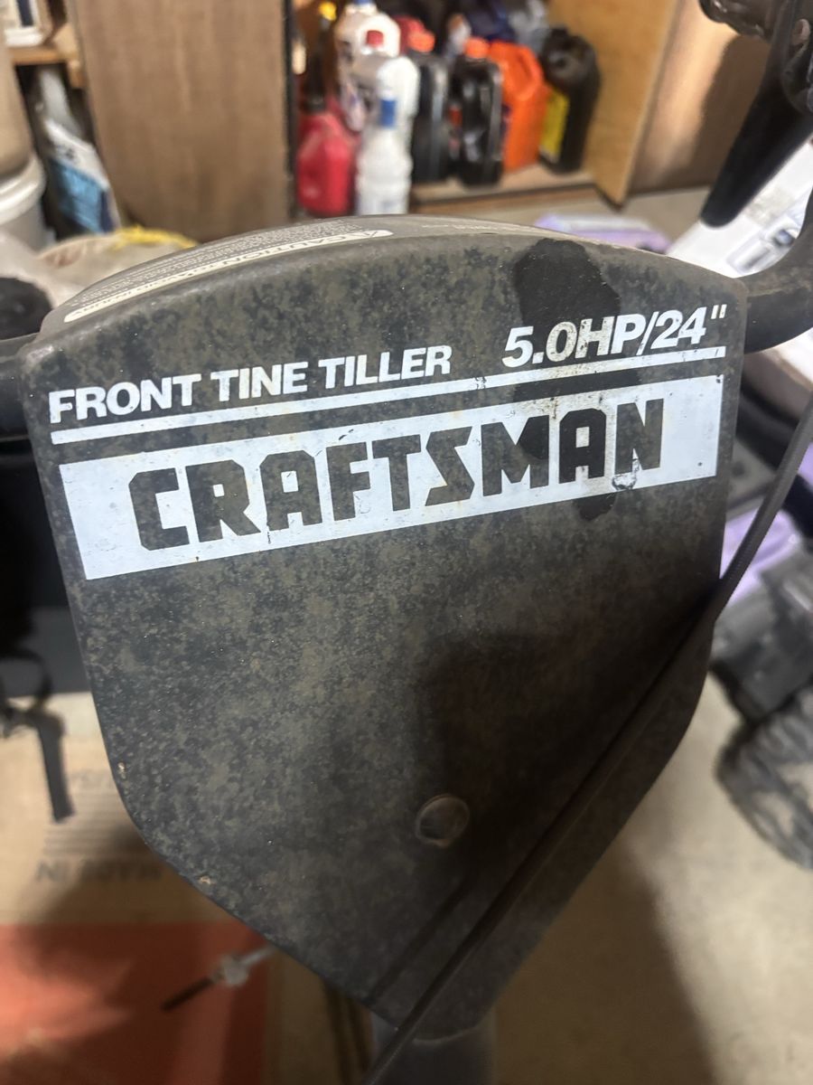 Craftsman Front Tine Tiller 5.0 HP 24 Inch 