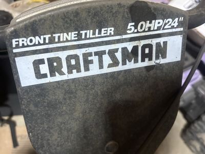 Craftsman Front Tine Tiller 5.0 HP 24 Inch