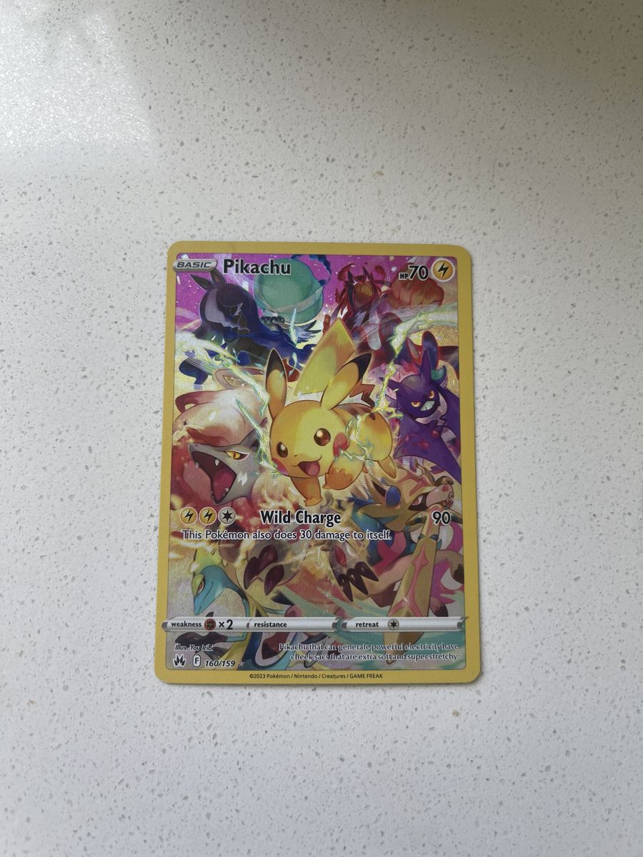 Pikachu 160/159 Secret Rare Crown Zenith