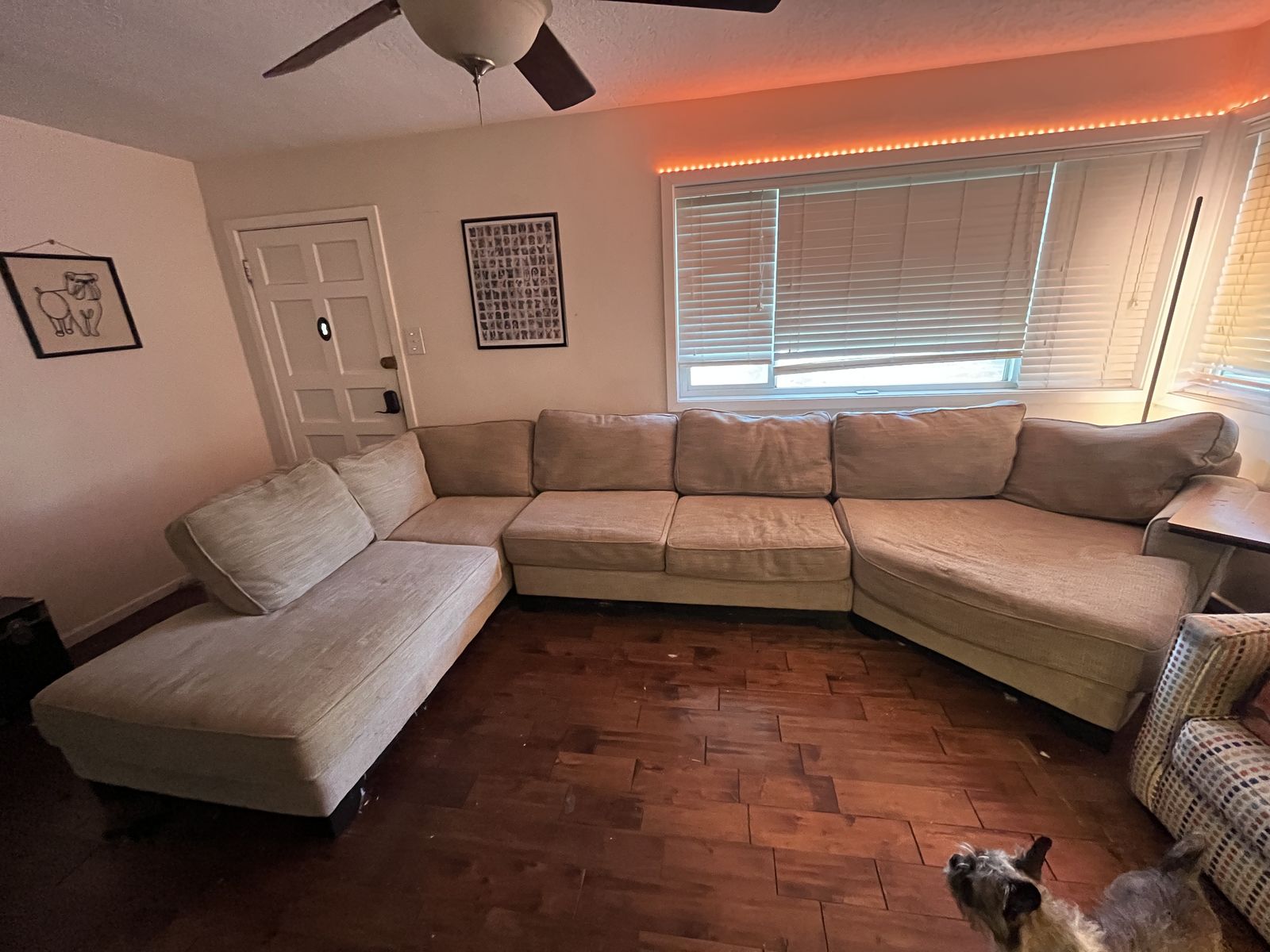 Large “Cuddler” Couch