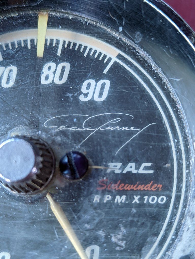 RAC 9000RPM Tac meter 
With signature Rare