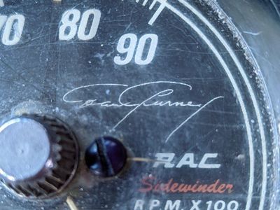 RAC 9000RPM Tac meter
With signature Rare