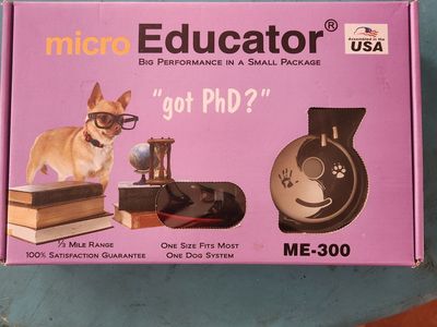 Mini educator dog training e-collar