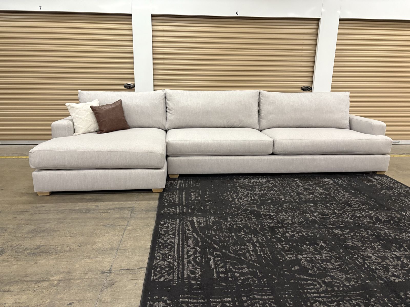 162” POTTERY BARN SECTIONAL