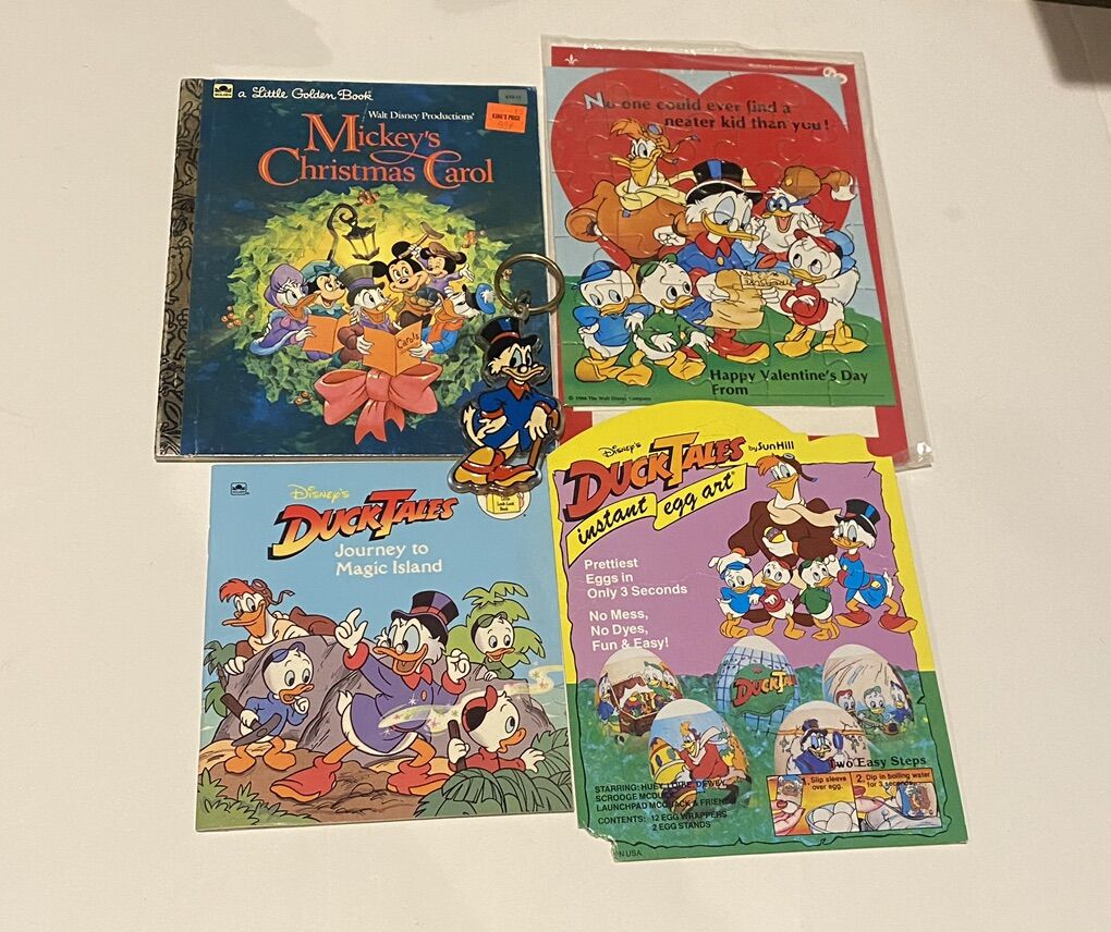 Rare Vintage Disney Ducktales Misc Lot
