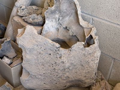 Decorative Natural Stone Planter or Display