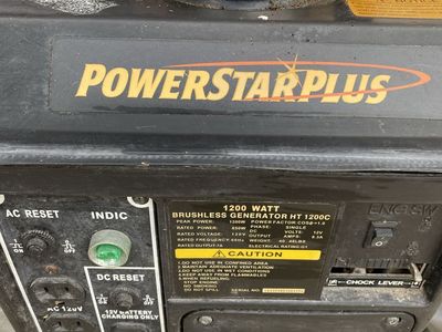 Powerstar Plus 1200W Portable Brushless Generator HT 1200C