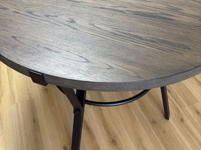 48 inch round counterheight table with 2 chairs