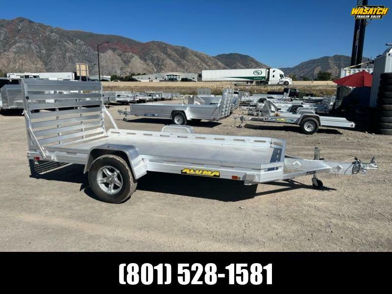 Aluma 7712H 6.5x12 Aluminum Utility Trailer