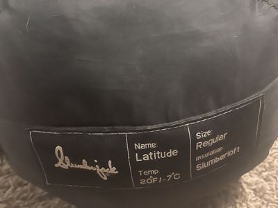 Slumberjack Latitude Regular 20F/-7C Slumberloft Sleeping Bag - Excellent Condition