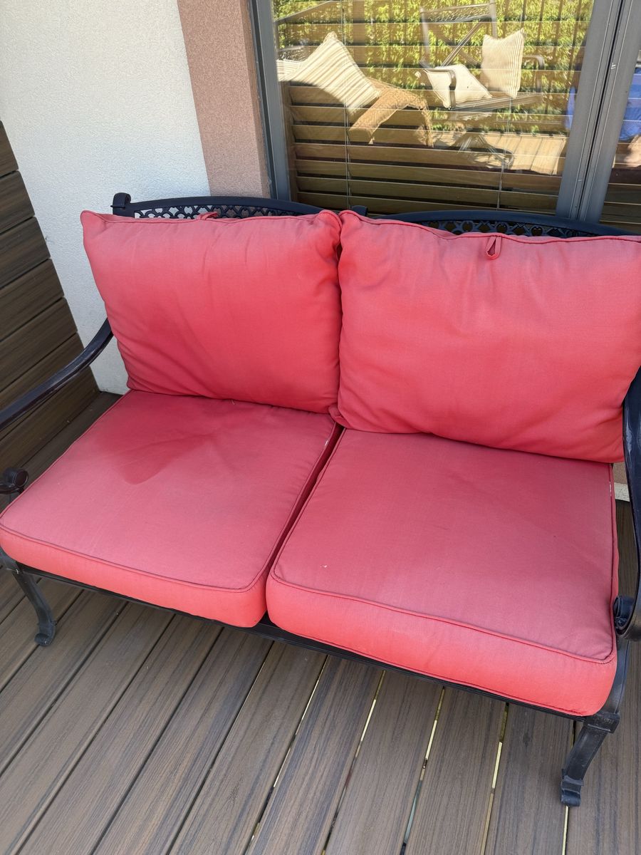 Outdoor furniture pillows