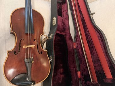 Vintage 4/4 Violin Johann Baptist Schweitzer Amati Copy made in Germany