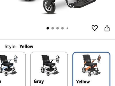Electric Folding Wheelchair Motorized
