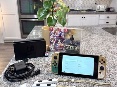 Nintendo Switch Bundle (Zelda: Tears of the Kingdom Edition) + 3 Games