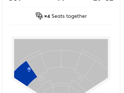 4 tickets - Rob Zombie & Marilyn Manson with The Hu & Orgy