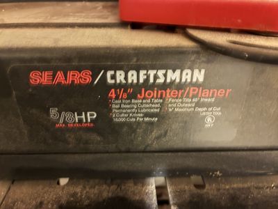 Craftsman Jointer/Planer