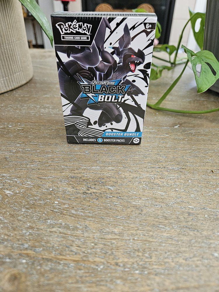 Pokemon TCG Scarlet & Violet - Black Bolt Booster Bundle (6 Packs) Factory Sealed Cards