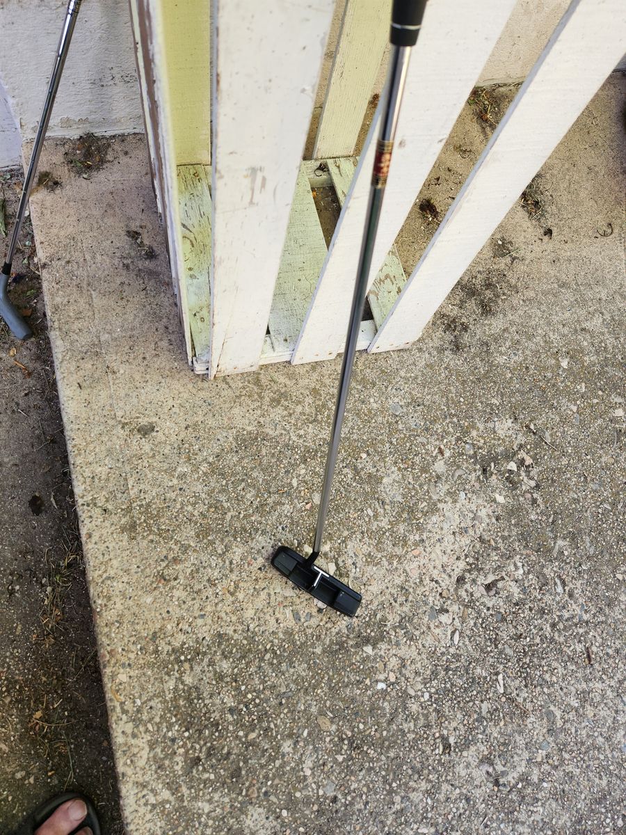 Palm Spring Golf Special Edition brand putter. Grip is perfect.  Perfect shape.  Very cool putter.