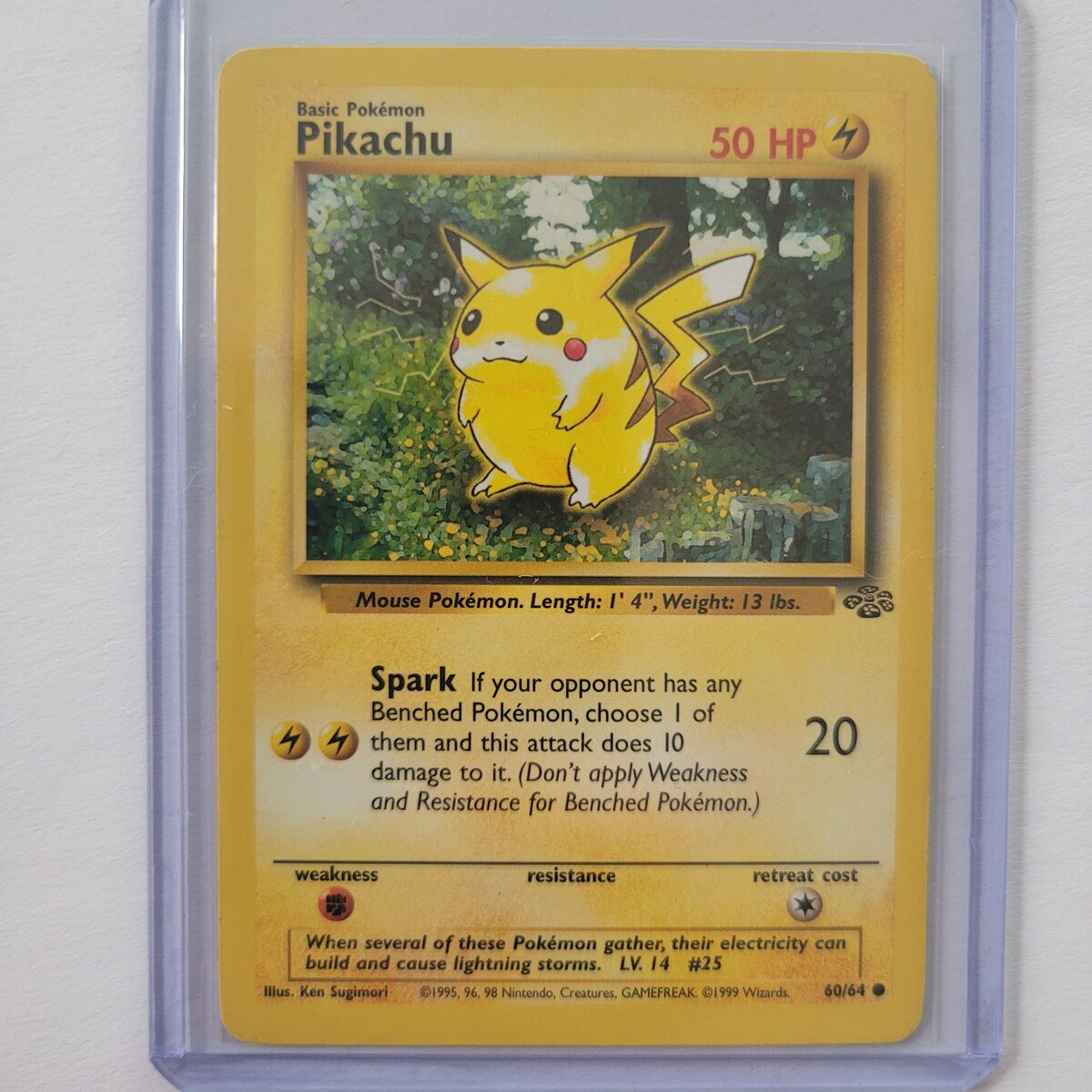 1999 Pokémon Cards Pikachu Red Cheeks