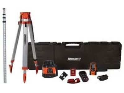 Johnson 99-028K Rotary Laser System w/ Tripod Hard Case