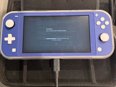 Nintendo Switch Lite Console Blue Handheld System with Clear Protective Case and Charger - Please Read