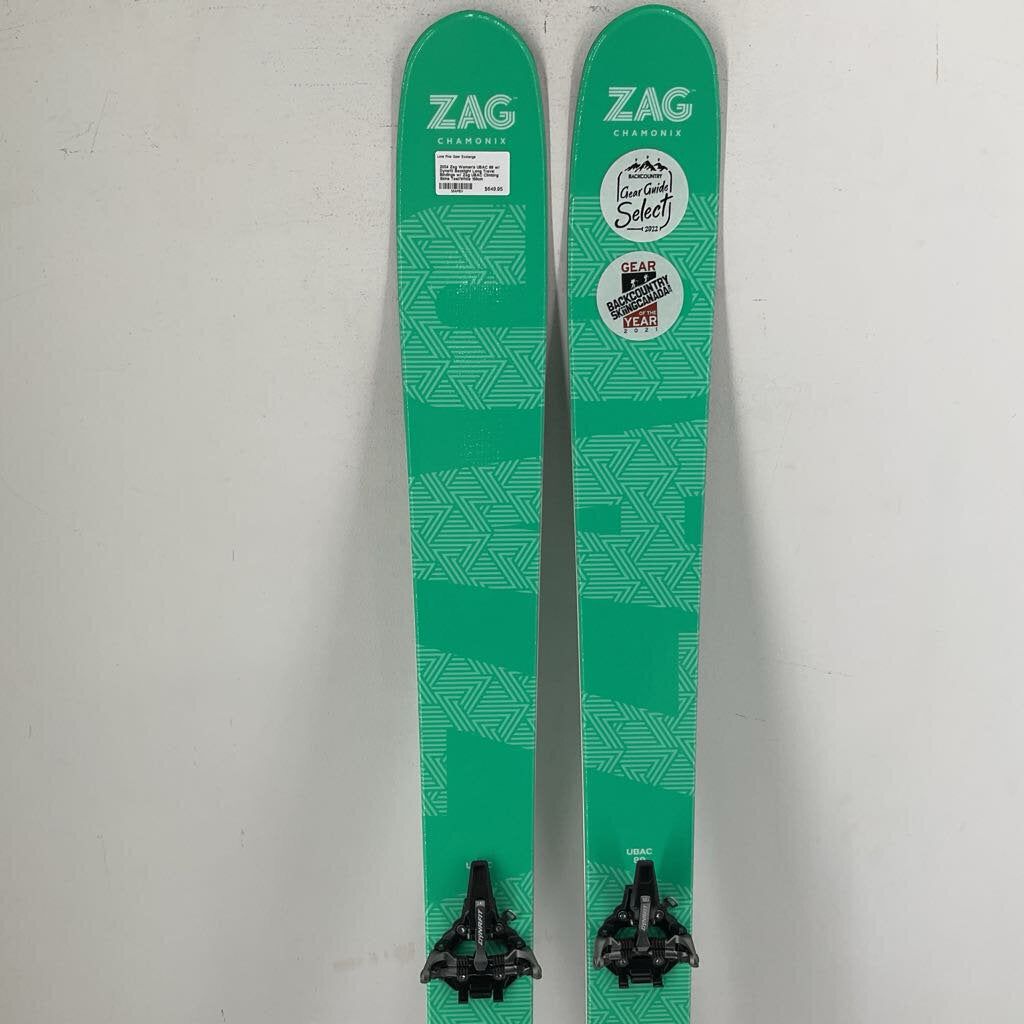 2024 Zag Women's UBAC 89 w/ Dynafit Backlight Long Travel Bindings w/ Zag UBAC Climbing Skins