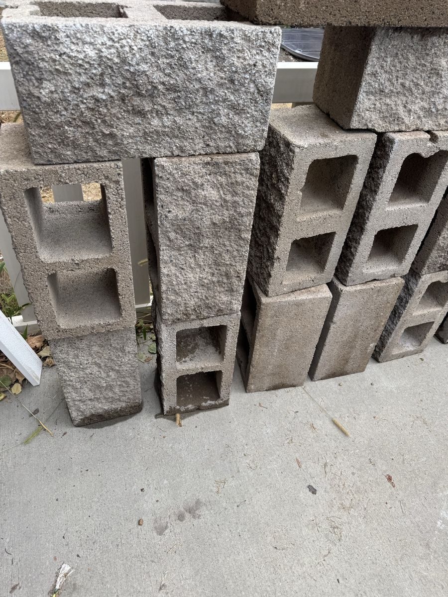 Cored Concrete / Split-face Cinder Blocks