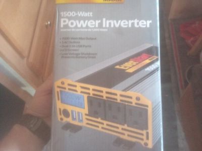 EverStart MAXX 1500-Watt Power Inverter - Modified Sinewave, USB Output