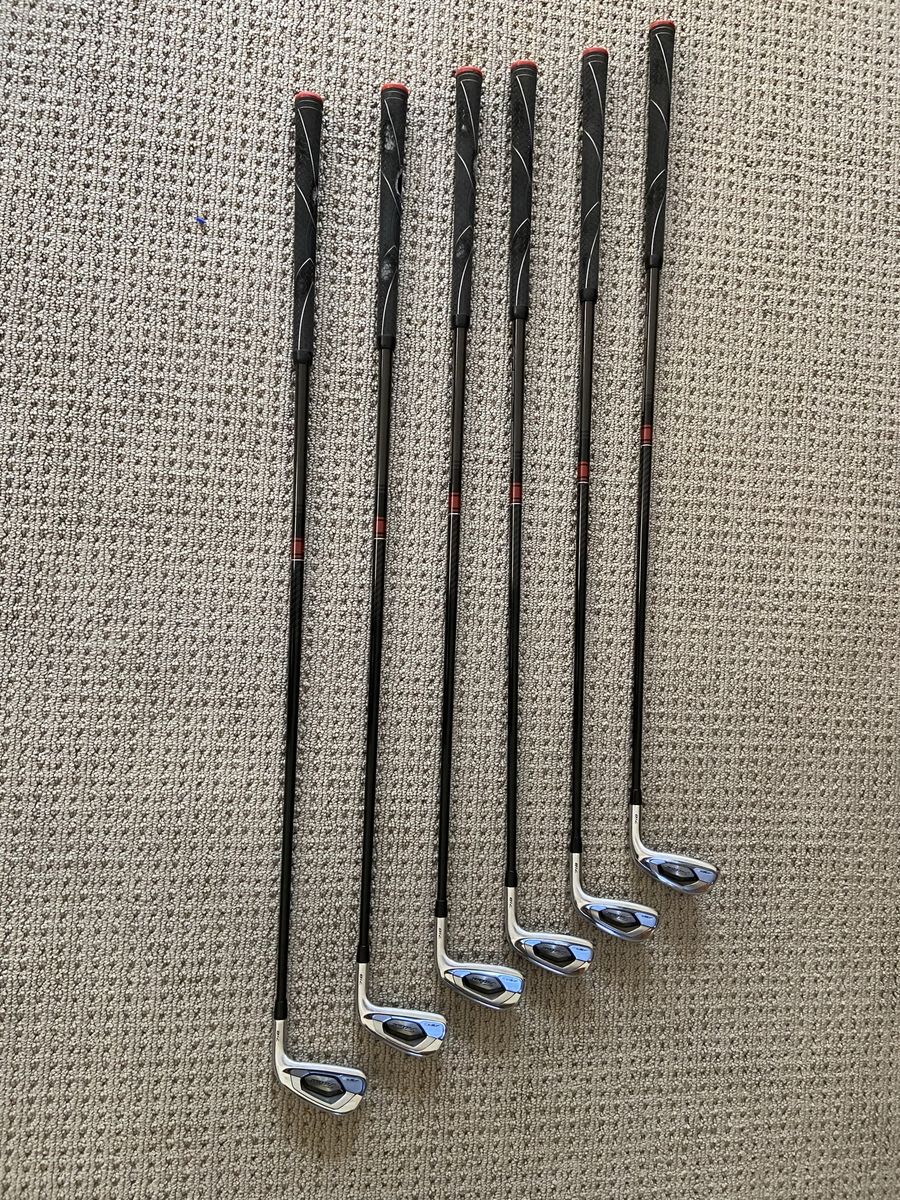 Titleist AP3 irons, graphite shafts and PW & Gap Wedge
