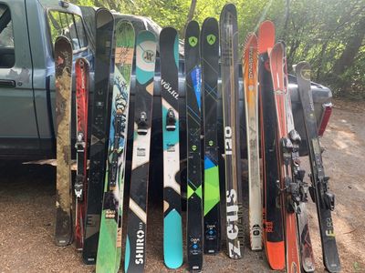 Scrap/project Furniture Skis