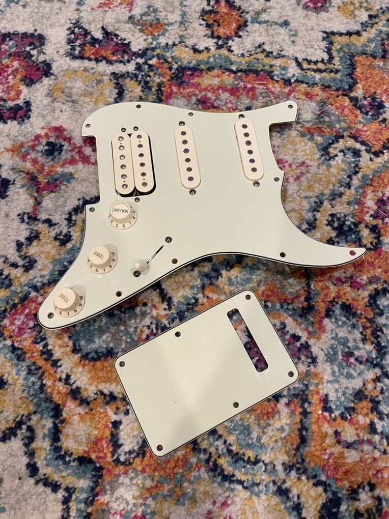 Loaded Fender Deluxe Strat PickGuard
