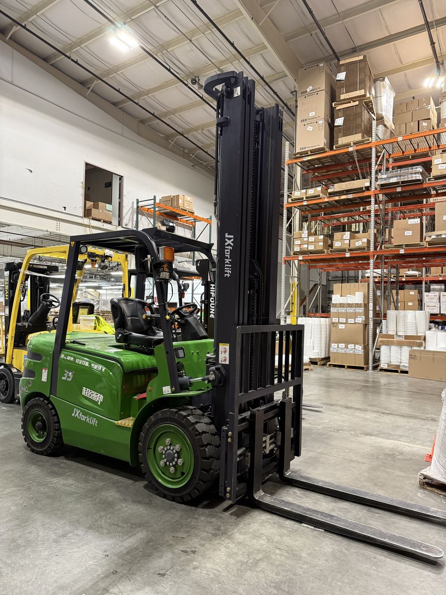 2024 JX Electric Forklift – 7,716 lb Capacity – Lithium Battery