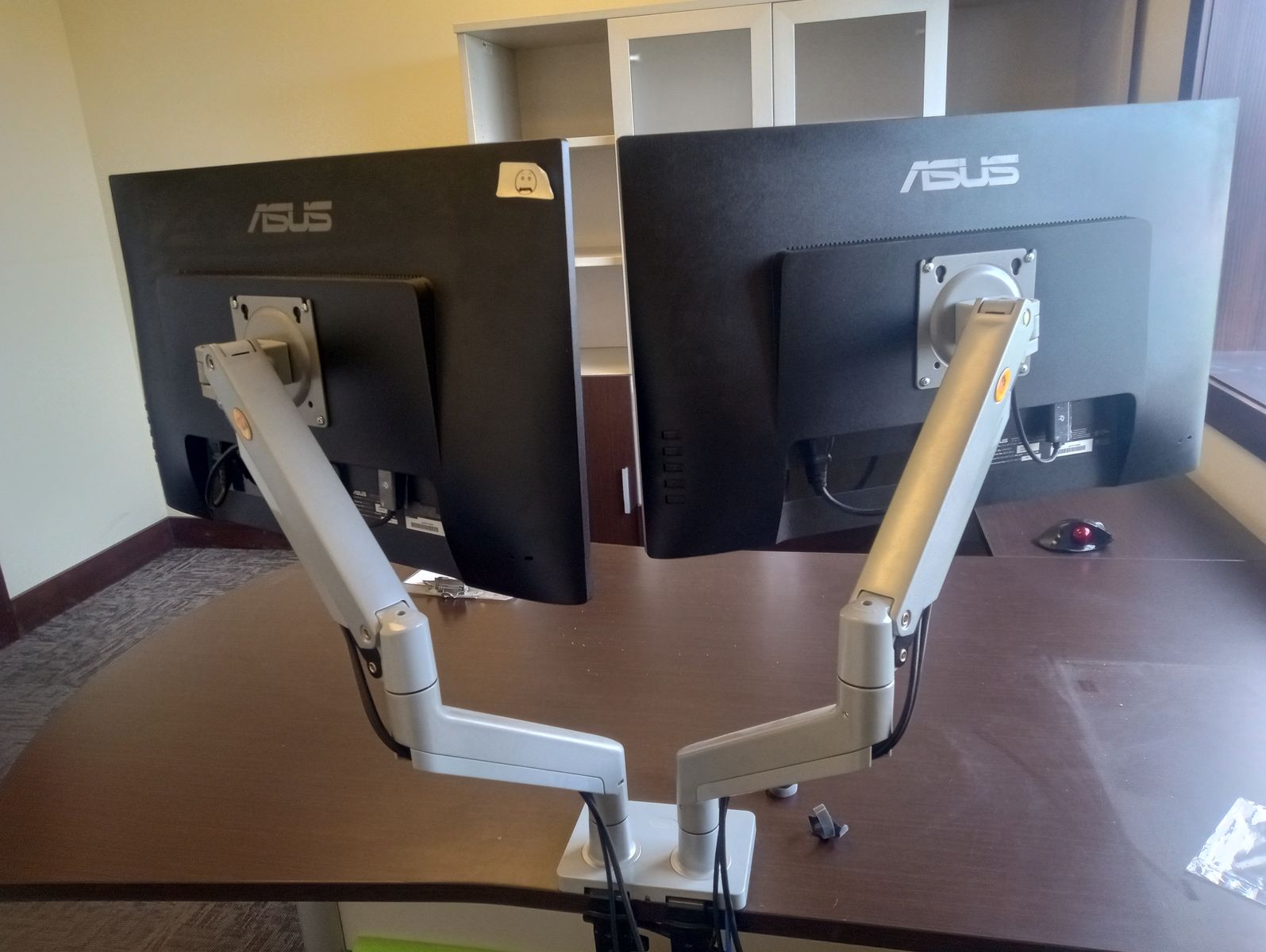 ASUS VA27EHE 27" Full HD IPS Monitor Dual Pack with Desk Mount