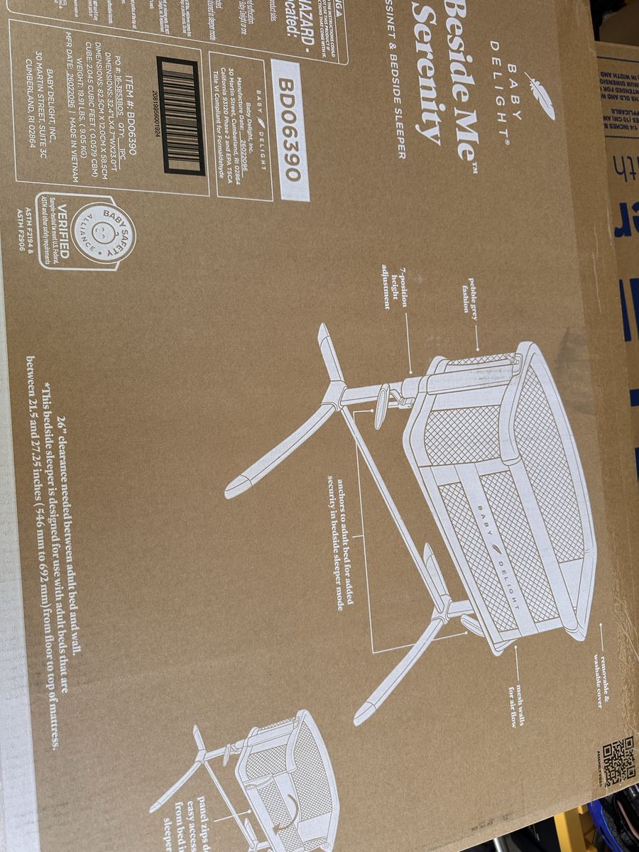 *NEW* Beside bed bassinet for sale