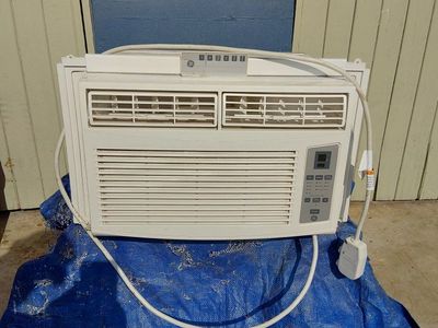 GE Window Air Conditioner Unit with Digital Controls - White