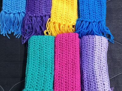 Handcrafted Crochet Cold Weather Scarf