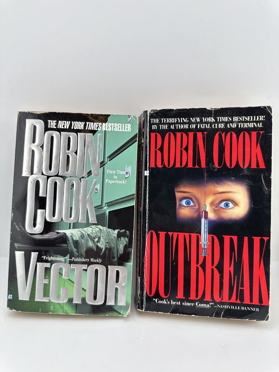 Robin Cook Lot Vector Outbreak Medical Thriller PB Books Bestseller Set