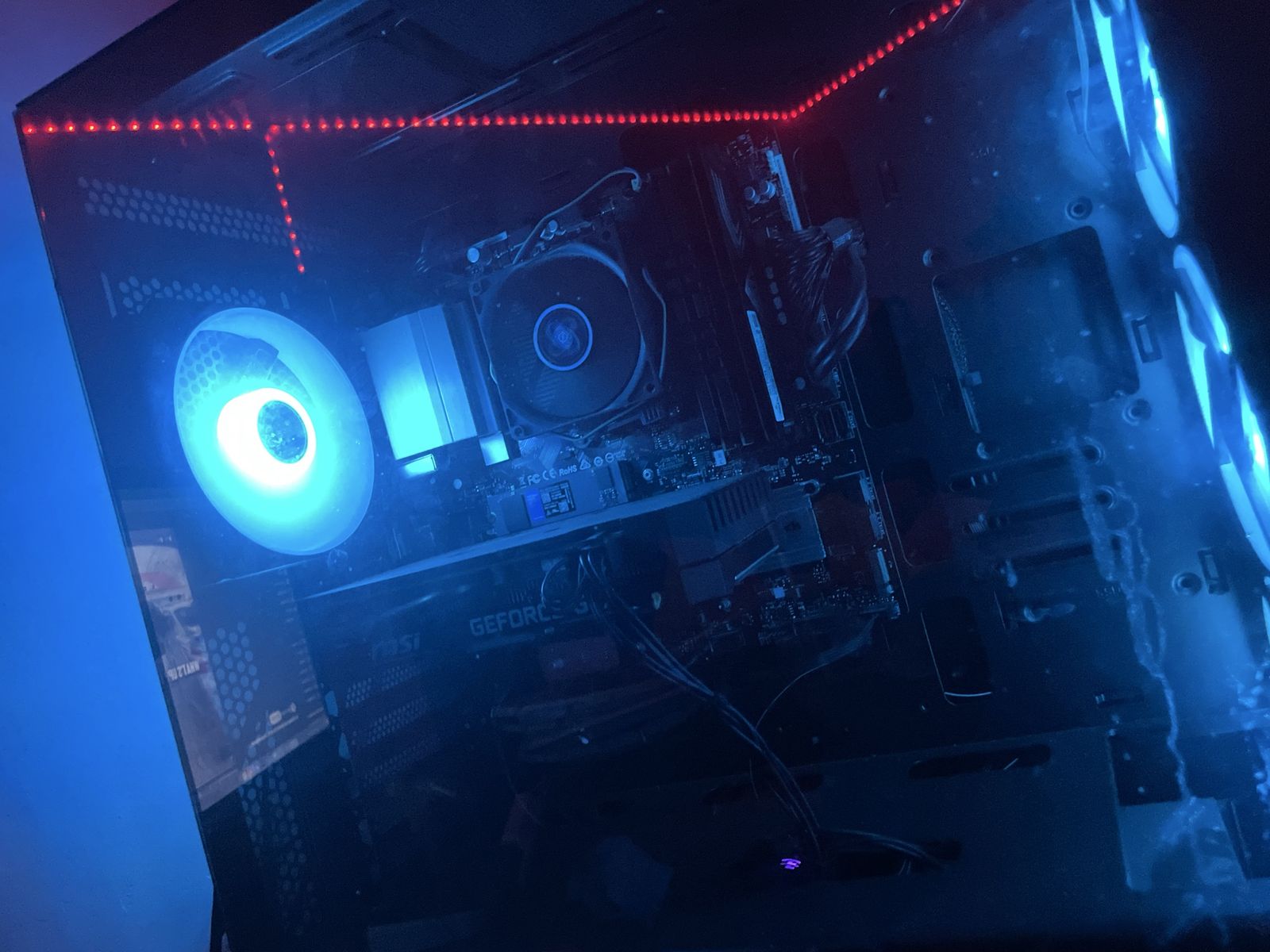 Custom Gaming PC Desktop - RGB Fans, GeForce GPU