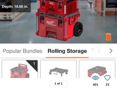 M18 M12 Milwaukee Packout Storage Tool Box Set