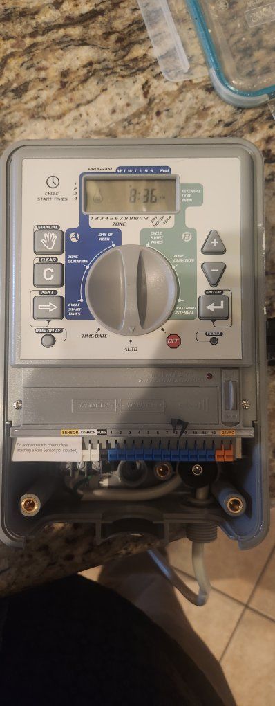 Orbit Indoor/Outdoor Sprinkler Timer, 12-Zone Easy Set Logic, with Keyed Lock and Weather Resistant Case