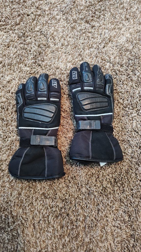 leather motorcycle riding gloves men's large