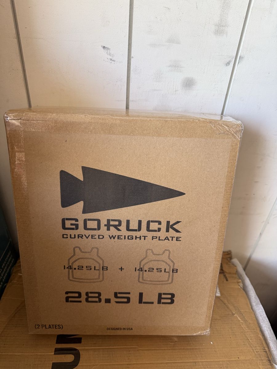 New GoRuck Curbed Hollow Weight Plate 14.25 pound pair