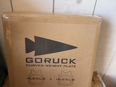 New GoRuck Curbed Hollow Weight Plate 14.25 pound pair