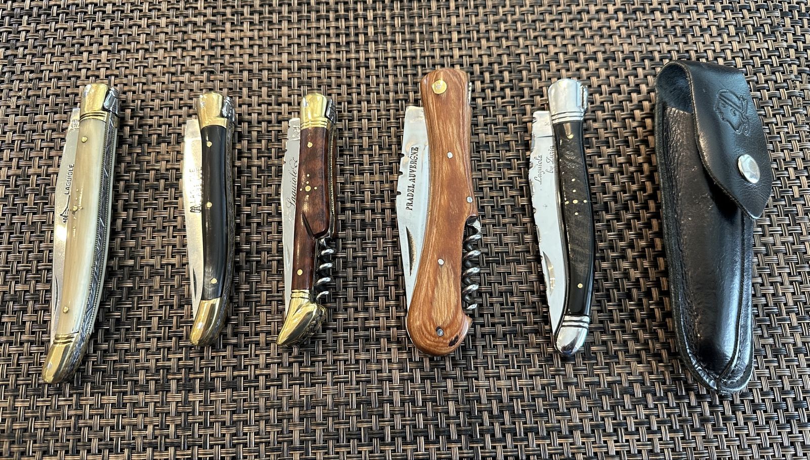 Laguiole high end vintage knife collection